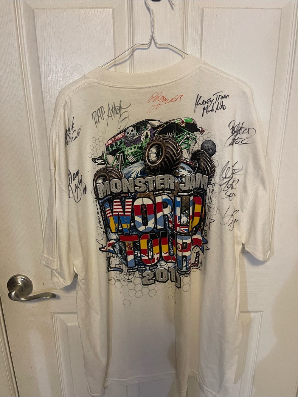 Monster Jam World Tour 2011 Graphic Tee - White